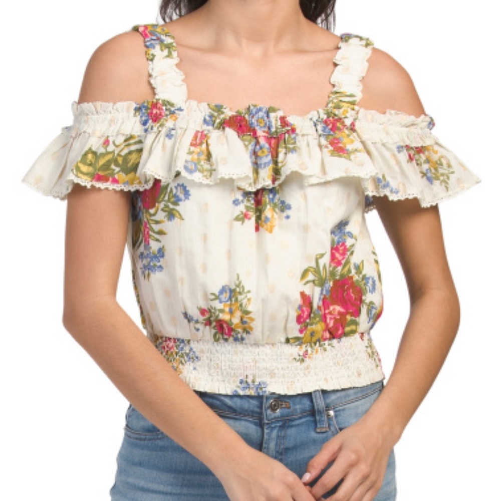 🛑 1 hour sale. House of Harlow, floral top